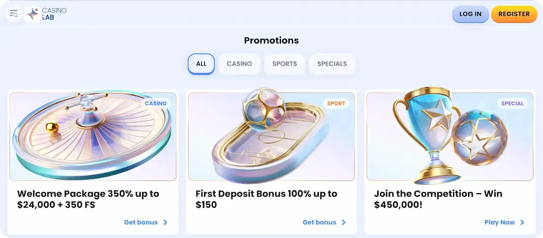 casinolab casino bonus all